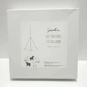 Petit Pehr Just Hatched Little Lamb Mobile Wool Felt 0-5 mo 9"x 28"  NEW